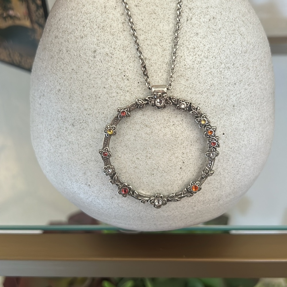 Brighton Silver Eternity Necklace